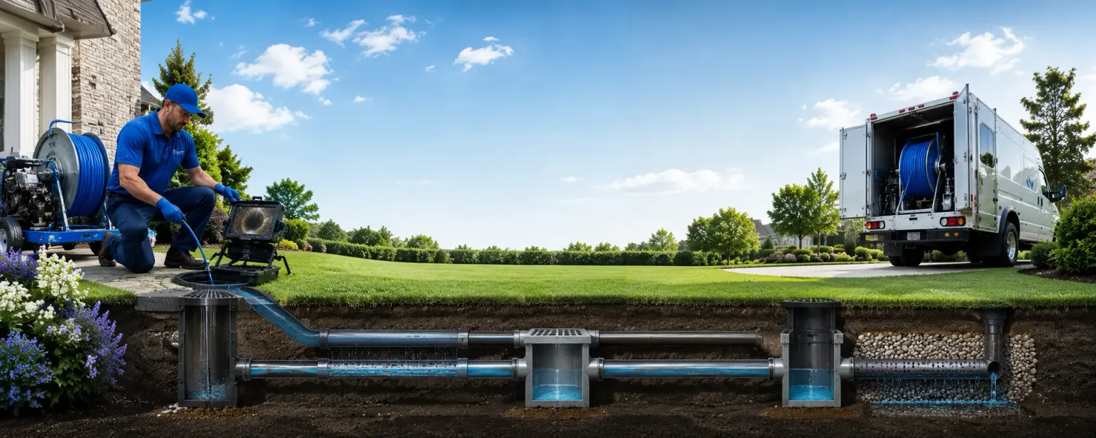 Outdoor drain cleaning information for Ralston, OK